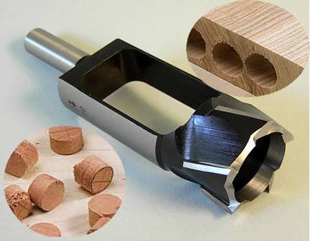 Brocas de acero SP para fabricar tapones y espigas de madera